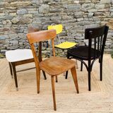 Set of 4 mismatched chairs