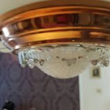 Lustre Art Déco saturne style Ezan