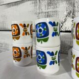 Set of 8 mugs mobil cups
