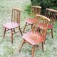 4 Scandinavian chairs fanett Ilmari Tapiovaara from the 50s