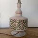 Hand-painted vintage table lamp