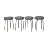 Lot of 4 industrial stools