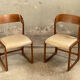 6 Baumann chairs foot sled