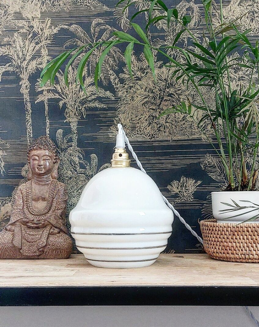 Vintage opaline walker