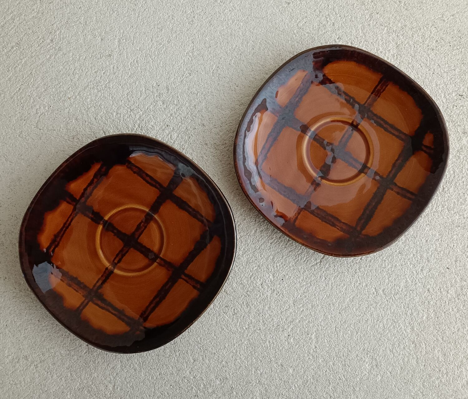 2 saucers Lunéville Badonviller