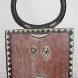 African Art Mask carved wooden palette Ivory Coast Baoule height 87 cm