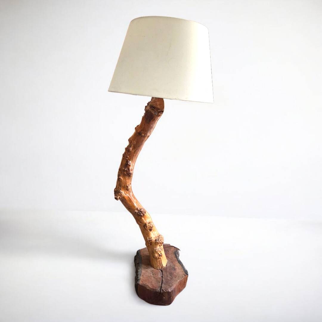 Brutalist floor lamp