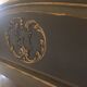bed in solid walnut patinated Louis XVI style 160X200 cm