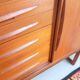 Teak high sideboard in vintage style from the 60s-70s, Vamo style, 60s-70s.