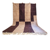 Tapis en laine pure naturelle fait main traditionnelle taille 170 x 250 cm
