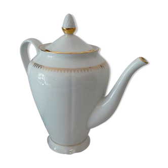 Cafetière ou thiere en porcelaine de sologne comme neuf