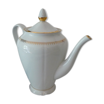 coffee maker or thiere in sologne porcelain as new