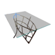 Table sculpture "boat shell" – artistic ironwork, unique piece