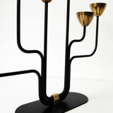 Vintage Scandinavian candlestick, Gunnar Ander for Ystad Metall, Sweden
