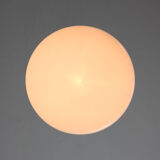 Vintage opaline glass pendant lamp, 1970s