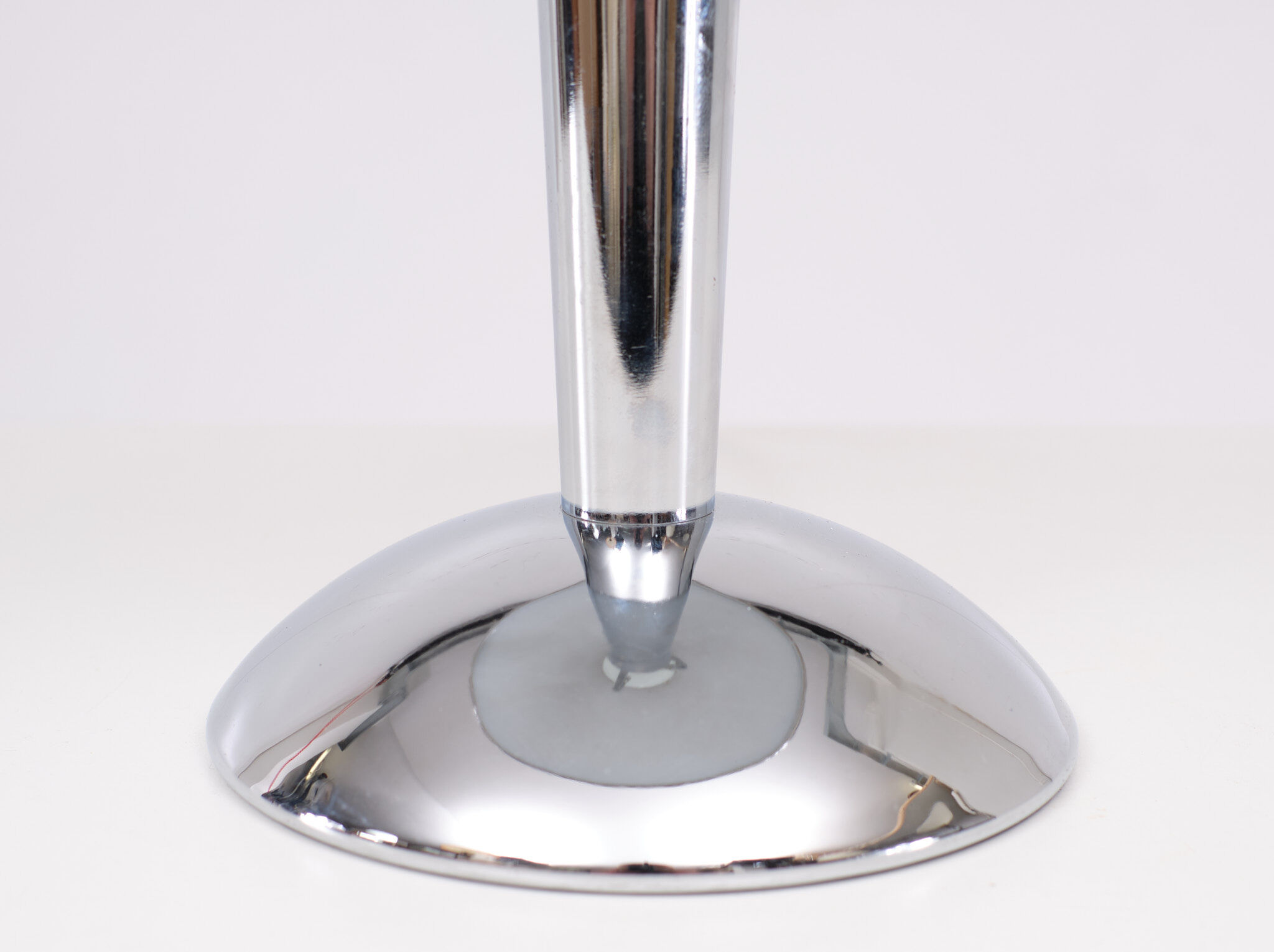 Lampe de table chromée Tokyo Bauhaus des années 1980 Japon