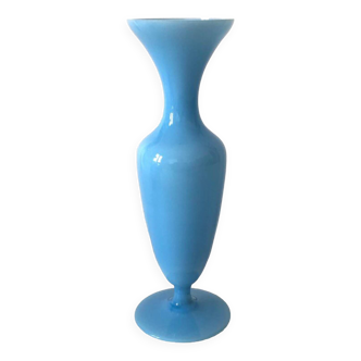 Vase Opaline Bleu
