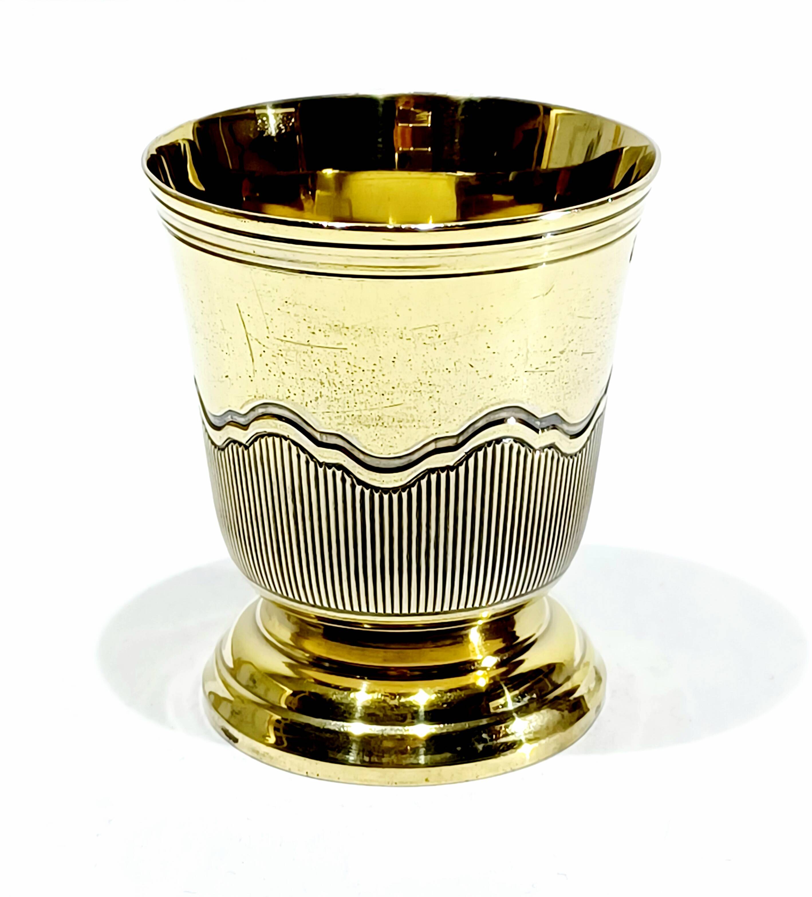 Christofle - Vermeil Egg Cup
