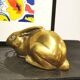 Lapin en laiton