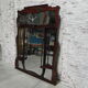 Large mahogany Art Nouveau mirror 178x220cm