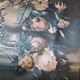 Tableau bords doré et impression sur tissu nature morte