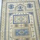 Beige & Blue Turkish Wool Rug sku 2290.