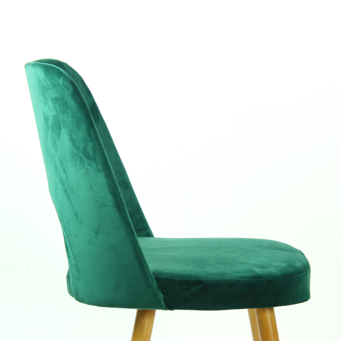 Dining Chairs By Oswald Haerdtl In Velvet For Ton, Czechoslovakia 1950s, Set Of 4