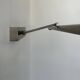 Vintage chrome adjustable wall light, France, 1980