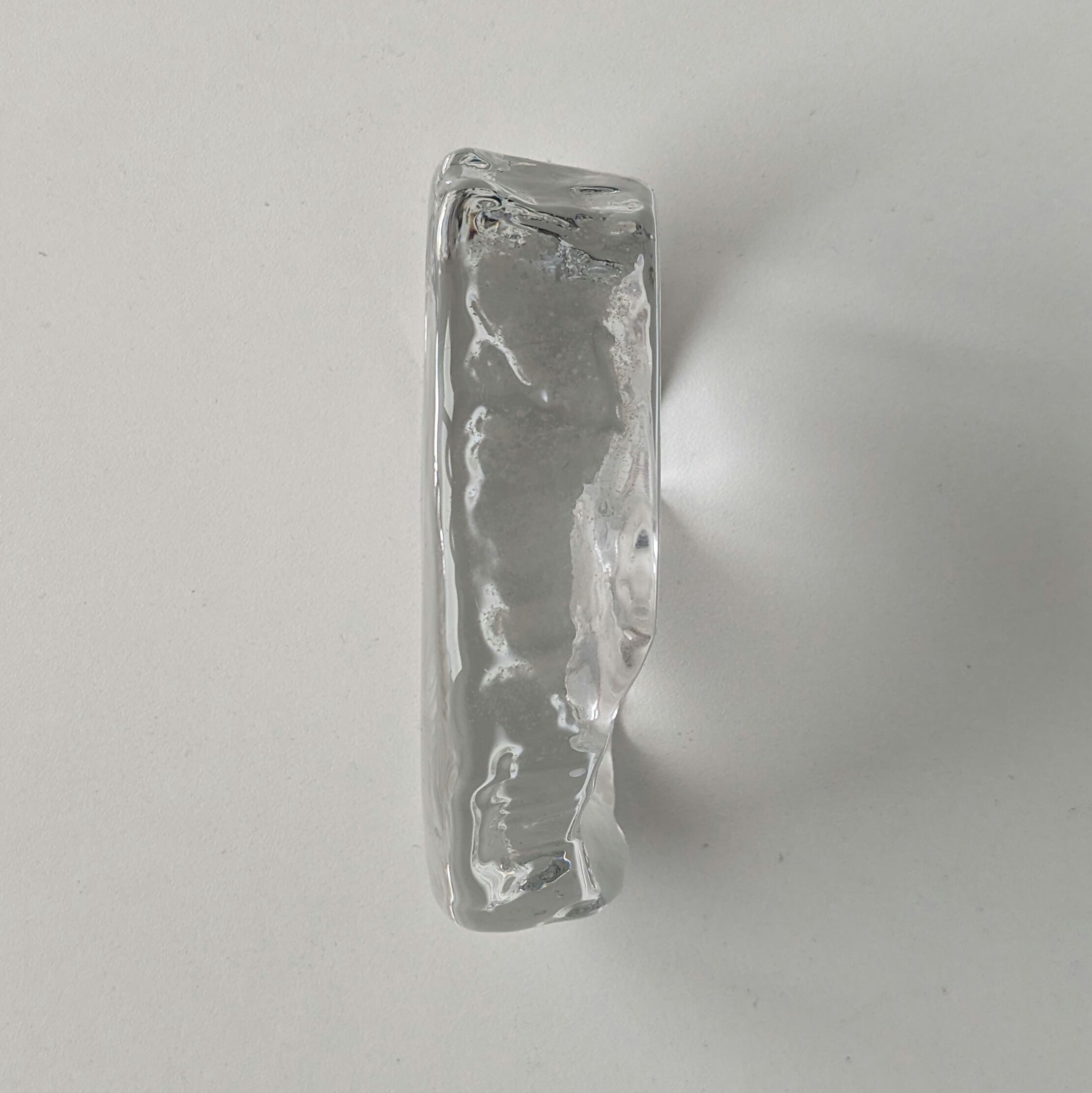 Paperweight Lion head sculpture Arques Crystal