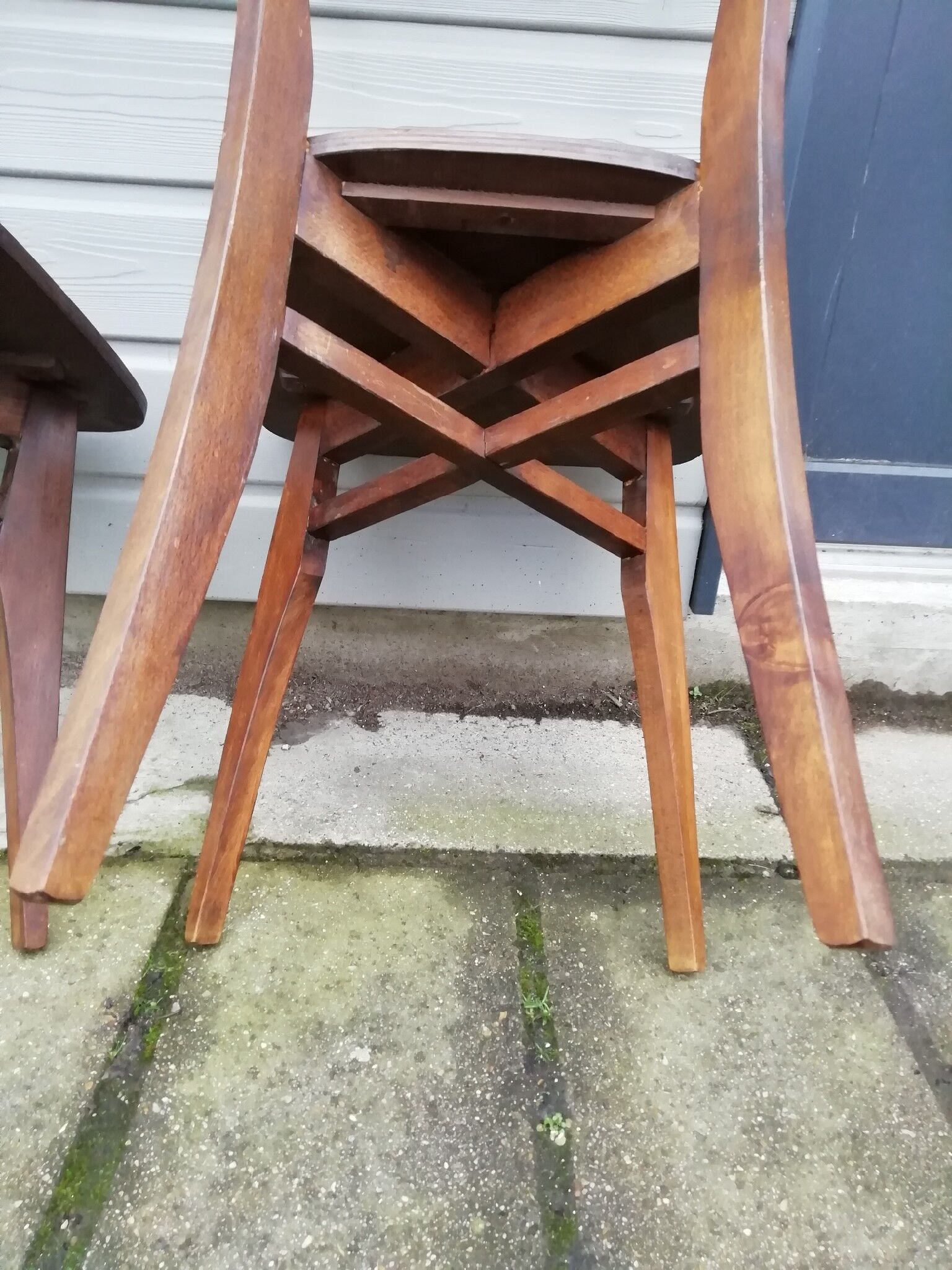 Old bistro chairs