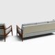 Eugen Schmidt Soloform vintage Teak Sofa und 2 Sessel