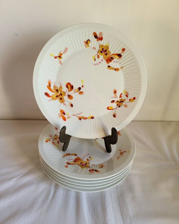 6 Assiettes à Dessert en Porcelaine Haviland France Limoges