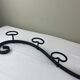 Wrought iron coat rack