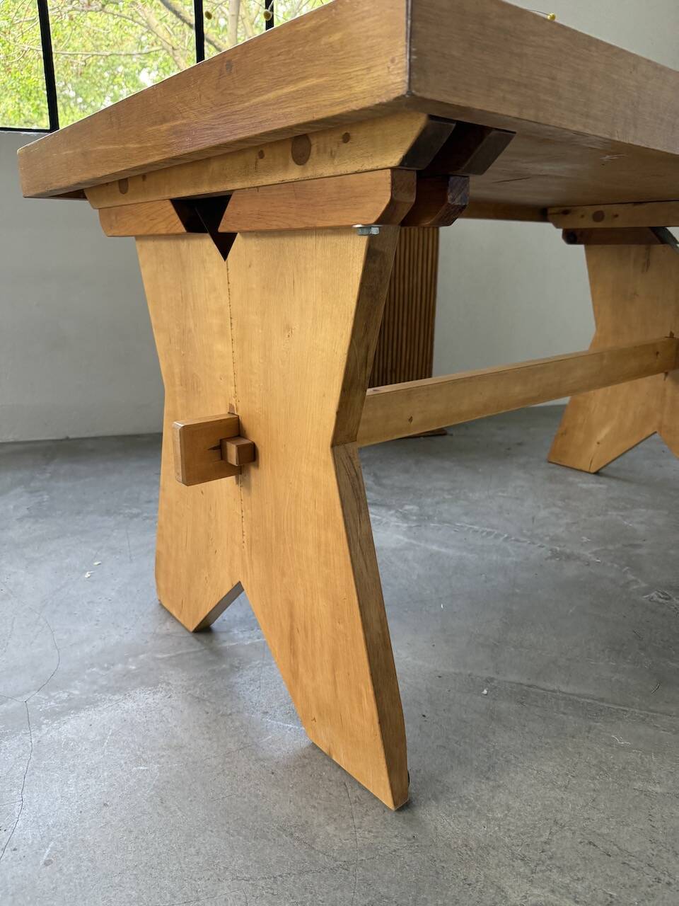 1950s beech mountain furniture table