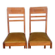 Set of 4 chairs, French work from the 1950s.