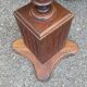 Carved oak stool