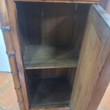 Bamboo wooden bedside table