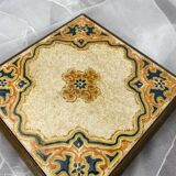 Ceramic and wood trivet