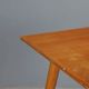 Vintage writing desk in beech with drawer, Italian design from the 1950s.