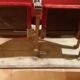 Pair of 1950s Fischel movie chairs