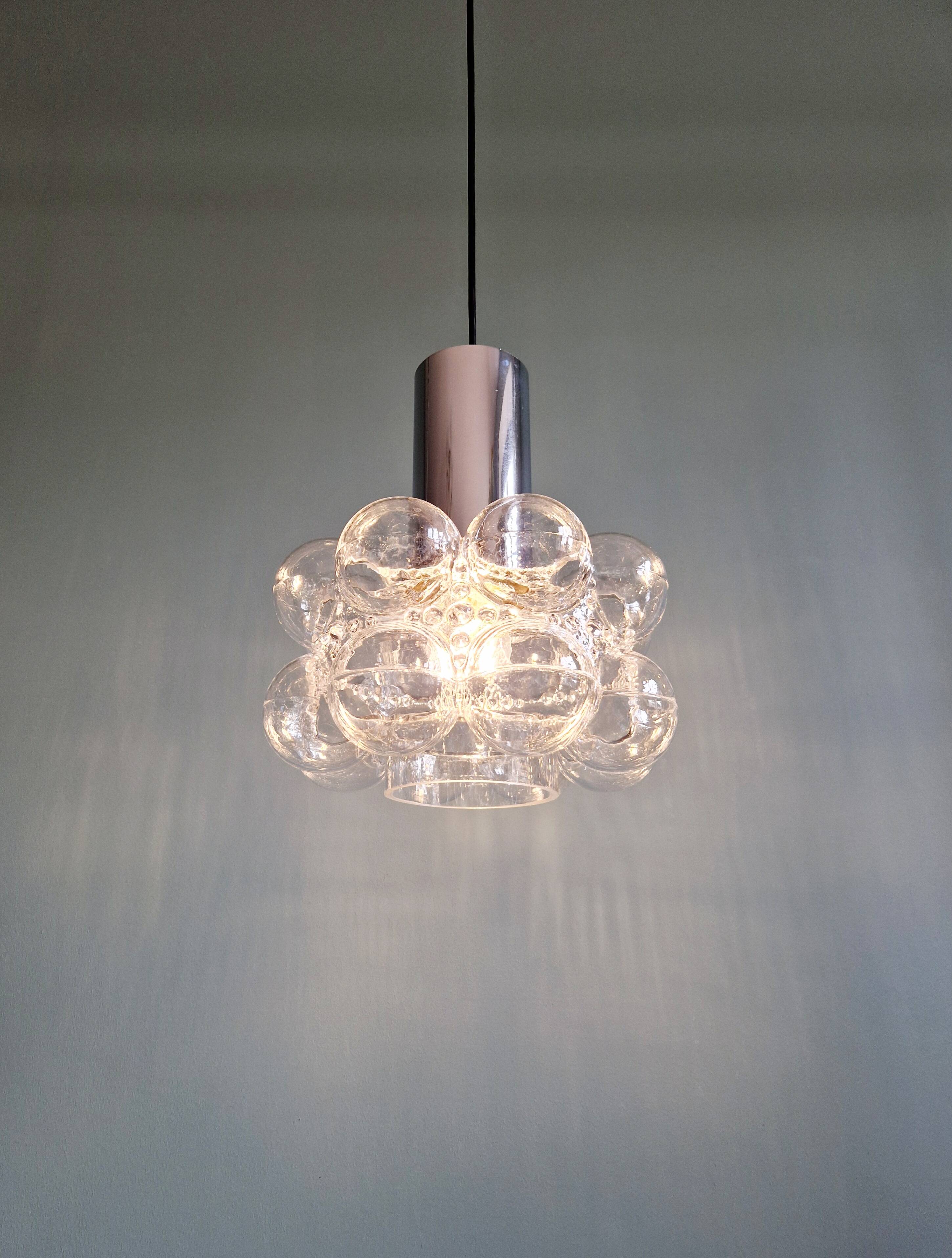 Suspension Bubble glass, design Helena Tynell, 1970
