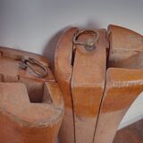 Old boot shotrees, wooden, size 38-40