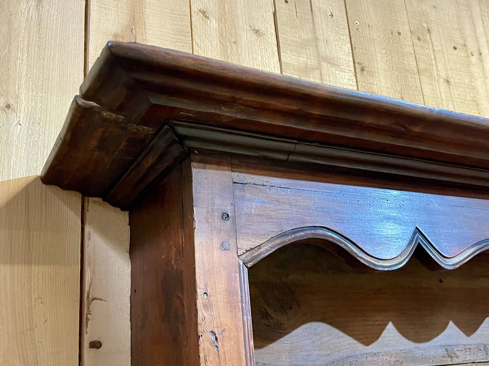 18th century dresser top in cherry and fir