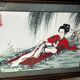 Paires de panneaux muraux chinois Geisha