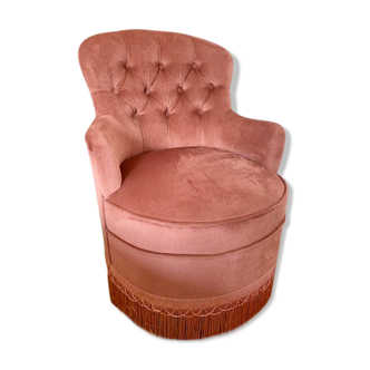 Padded pink toad chair