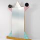 Ettore Sottsass Memphis Milano Diva Wall Mirror Vintage, Italy, 1984