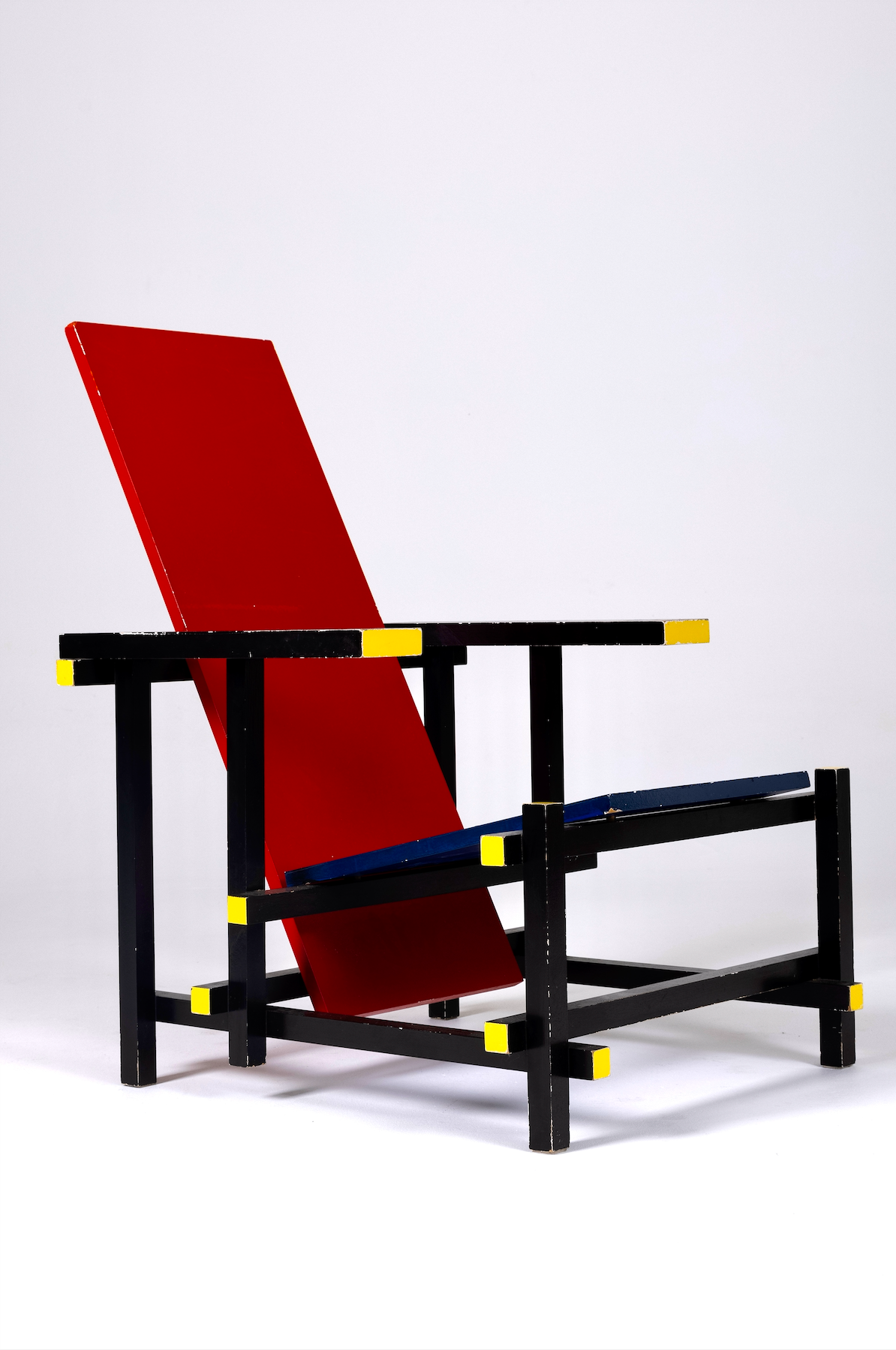 Armchair "Rouge Bleu" Bauhaus spirit, 1970s