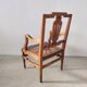 Fauteuil canné en bois naturel