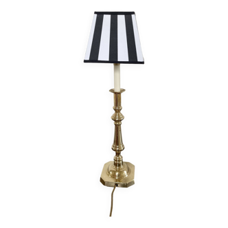 Golden brass lamp