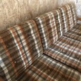 Vintage Scandinavian 3-seater sofa bench